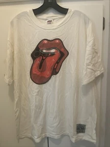 Vintage The Rolling Stones A Bigger Bang Tour 2005 Mens XL White T-Shirt - Picture 1 of 6