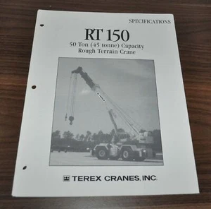Brochure brochure specifiche camion gru terreni accidentati Terex RT 150 - Foto 1 di 3