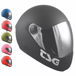 TSG Pass Pro Full Face Helmet w/Two Visors, Downhill Skateboarding Multi-color - Picture 1 of 20