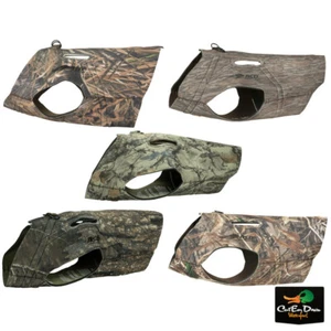 NEW AVERY OUTDOORS GREENHEAD GEAR CAMO 5MM BOATERS DOG PARKA VEST - Picture 1 of 25