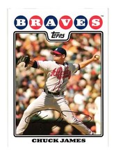 2008 Topps #116 Chuck James Atlanta Braves