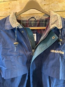 CHAQUETA DIPORT USA CREMALLERA COMPLETA LS CORTAVIENTOS AZUL MARINO BEIGE BOLSILLOS HOMBRE XL ⛳EUC⛳ - Imagen 1 de 16