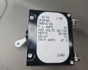  ONAN AIRPAX 35 AMP SCHUTZSCHALTER UPGF66-30514-23 NEU - Bild 1 von 4