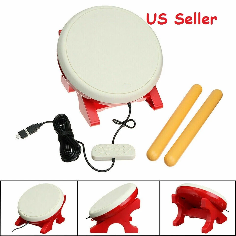KMD TK Drum Controller for Taiko no Tatsujin: Drum 'n' Fun! Nintendo Switch - Image 1 of 4