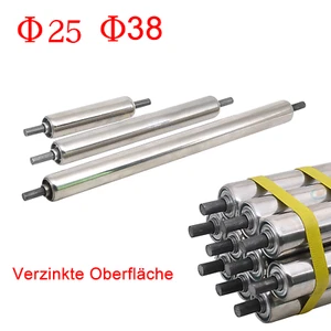 Tragrollen Rollenbahn Kugelrolle Förderband Transportrolle Ø25 Ø 38 Edelstahl VA - Bild 1 von 6