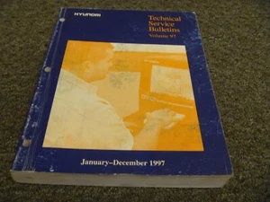 1997 Hyundai Sante Fe Technical Service Bulletins Manual V97 SE SEL XRT Limited - Bild 1 von 2