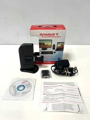 Toshiba Dynadock V - USB Docking Station PA3778U-1PRP In Box - Not Fully Tested - Image 1 of 4