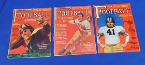 1940s 1Illustrated Football Annual Magazine Lot of 3 ~ 1940, 1941 & 1943 - Picture 1 of 10