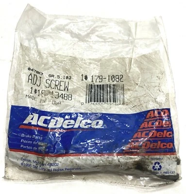 Nuevo conjunto de tornillo de ajuste de freno de tambor OEM GM Cadillac DeVille ACDelco 179-1082 Foto 1 de 3