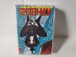 Vintage 1986 Marvel Black Spider Man Spiderman Wall Decor Hanging Box MISP - Picture 1 of 10