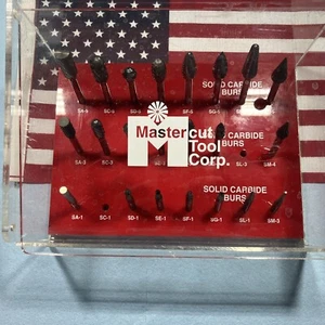 Mastercut Store Display With All New Double Cut Carbide Burrs Norseman Included! - Picture 1 of 24