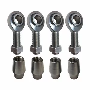 50 Caliber Racing Fab Kit 3/4" Thread 3/4 inch Bore Heim Joint 1.5" OD Tubing - Picture 1 of 11