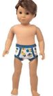 Briefs, Boy Briefs In Various Characters, Designed To Fit 18 Inch Dolls