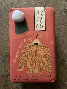 Casa Dos Aromas | Triple Milled Soap | 10.5 OZ | Made in Portugal-Pumpkin Honey - Picture 1 of 4