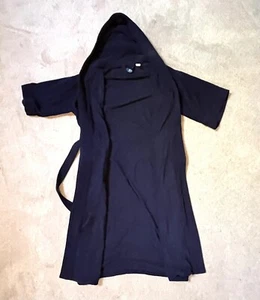 Vintage Stafford Women’s Robe Housecoat One Size Blue Heavy Cotton Terry Cloth - Picture 1 of 8