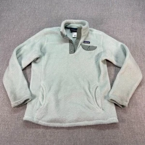 Patagonia Re-Tool Snap Pullover Girls Large Blue Fleece Soft - Picture 1 of 8