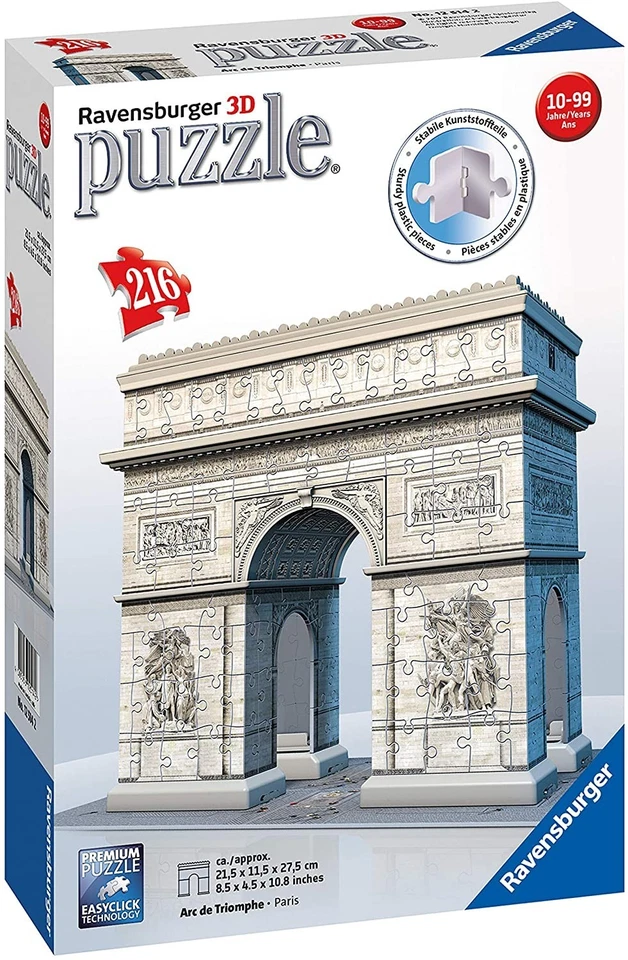 Ravensburger Puzzle 3d Arco di Trionfo M.shop GIW