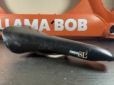 Sillín Vetta SL Italia vintage negro y azul Foto 1 de 4