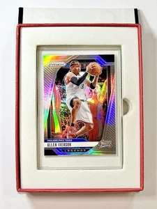 2024-25 Panini Prizm Allen Iverson SILVER PRIZM SP - 76ers - HOF Silver Prizm SP - Picture 1 of 7