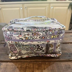 Vera Bradley Maddalena Paisley 3-teiliges Kosmetiktaschen-Set Organizer Neu mit Etikett - Bild 1 von 6
