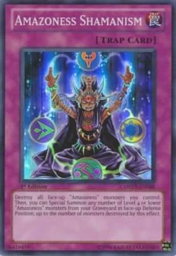 Amazoness Shamanism - DREV-EN088 - Super Rare - 1st Edition Near Mint Duelist Re - Image 1 of 1