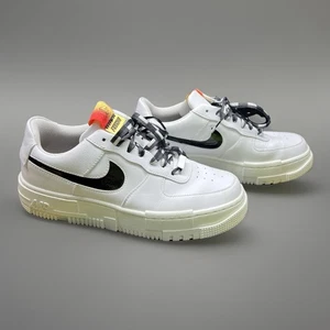 Nike Women's Size 9 Air Force 1  Pixel White Sneakers Ck6649-100 Nice Condition - Picture 1 of 24