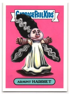 Achsel Harriet 2018 Müll Eimer Kinder Frankenstein Braut Parodie genaue Karte gezeigt - Bild 1 von 2