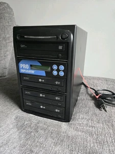 Pro Duplicator 1 to 3 CD DVD Burner Recorder Disc Copier Standalone Tower WORKS - Picture 1 of 3