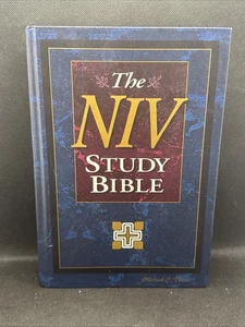 The NIV Study Bible 10th Anniversary Edition 1995 Red Letter Zondervan Hardcover - Foto 1 di 13