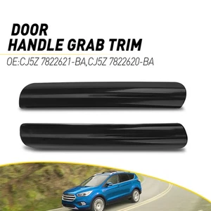 Pair Right+Left Black Door Handle Grab Trim For Ford Molding Escape - Picture 1 of 10