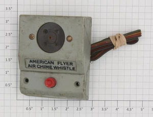 American Flyer XA10961-AE Air Chime White/Gray Whistle Switch Controller - Picture 1 of 2