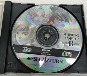 SEGA Shining Force III Sega Saturn Software