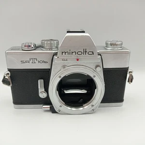 Minolta SRT 101B Body analoge Spiegelreflexkamera 35 mm Vintage - nicht vollständig getestet - Bild 1 von 16