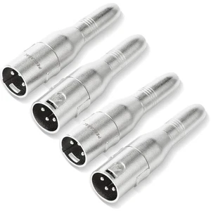 XLR 3 Pin Male to 1/4" 6.35mm Female Jack Socket Audio Adapter,  - Foto 1 di 5