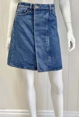 Cos Women's Denim Skirt Size 36 Aus 8 Pockets Blue Short Metal Button Up Front - Image 1 of 4