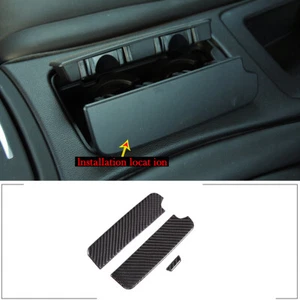 For BMW M3 2007-2013 (2Door) Carbon Rear Seat Armrest Panel Frame Trim Sticker - Picture 1 of 7