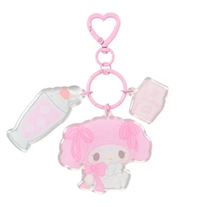 Porta llaves acrílico Sanrio My Melody (juguete color pastel) Japón NUEVO - Imagen 1 de 2