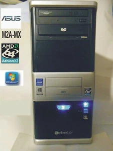 PC ASUS M2A-MX AMD ATHLON 4400 - 3GB RAM - windows 7 - TESTATO FUNZIONANTE - Foto 1 di 10