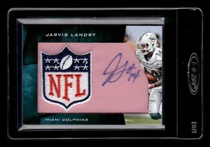 JARVIS LANDRY 2015 PANINI BLACK FRIDAY PINK NFL LOGO AUTO MIAMI DOLPHINS - Picture 1 of 2
