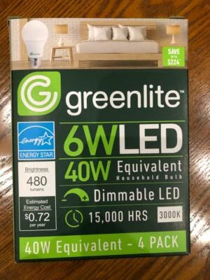  40 Watt LED Light Bulbs Dimmable Light Bulbs  4 boxes ( 16 Bulbs )  - Image 1 of 4