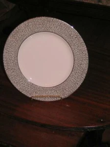 Kate Spade June Lane Platinum 9I Accent Lunch Plate By Lenox  New - Picture 1 of 3