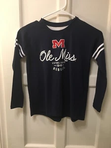 Under Armour Heat Gear Youth XSmall Girls Ole Miss Rebels Shirt NWT - Foto 1 di 5
