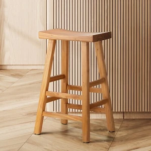 Oikiture Bar Stools Kitchen Stool Wooden Counter Chairs Barstools Natural - Picture 1 of 9