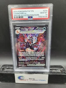 2024 POKEMON PAF EN-PALDEAN FATES ILUSTRACIÓN ESPECIAL RARO CHARIZARD EX PSA 10 - Imagen 1 de 1