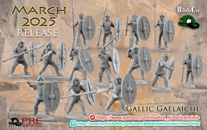 28mm Gallic Gaelaiche - Gaul - Celts - Britons -  Roman Mercenaries - Picture 1 of 1
