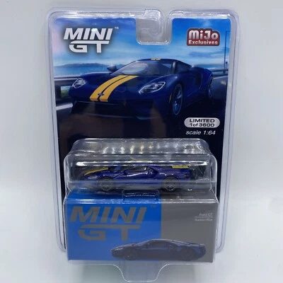 MiniGT Ford GT Sunoco Blue Mijo Exclusives Diecast 1:64 Scale Model TSM MGT00614 - Image 1 of 4