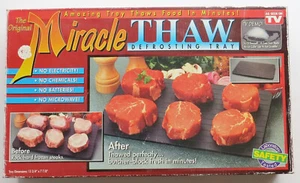 Vtg 1995 Telebrands MIRACLE THAW Defrosting Tray Defrost Platter AS SEEN ON TV - Picture 1 of 5