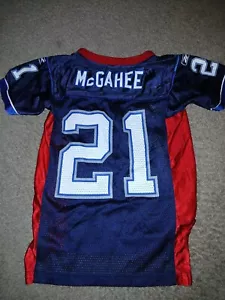 NFL-BUFFALO BiLLS-WILLIS MCGAHEE'S-YOUTH JERSEY-SIZE SMALL- 8- #21- BLUE - Picture 1 of 7