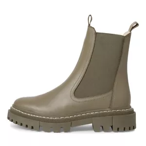 Tamaris Chelsea Boot Mandala 1-25491-41 737 Leder Stiefelette pale green grün - Bild 1 von 6
