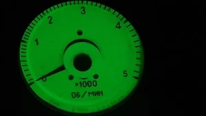 Tachometer Ц1600К  (phosphor Board) VINTAG 1978s VERY RARE  USSR - Picture 1 of 13